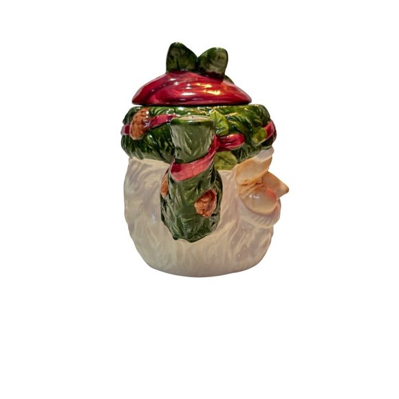 Vintage Hand-Painted Santa Claus Teapot With Lid Holiday Decor Ceramic Festive C - Picture 8 of 8